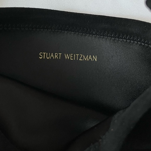 Stuart Weitzman Suede Genna 25 Over the Knee City Boot Size 6.5 Black Pull On - Picture 9 of 12